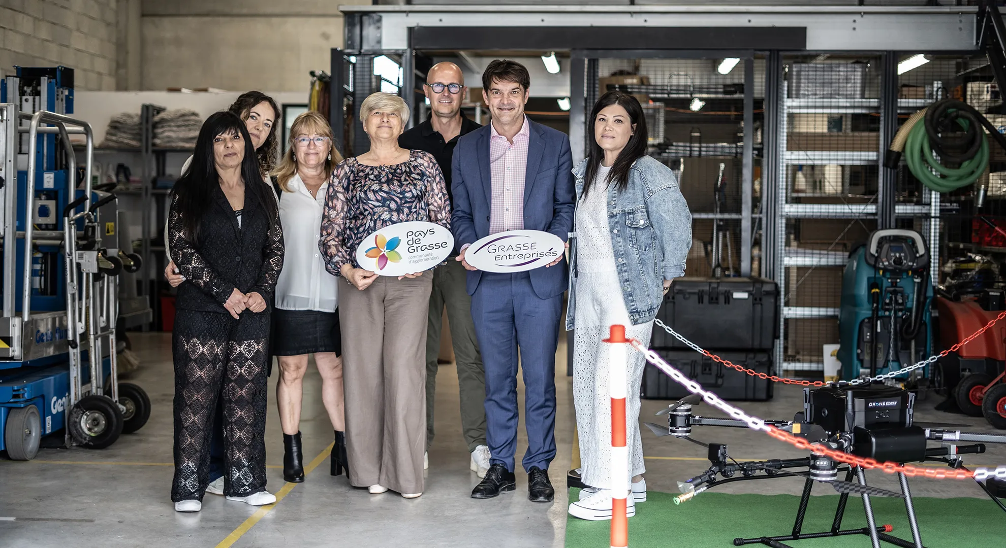 Démonstration drone